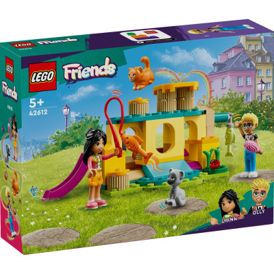 LEGO FRIENDS 42612 Đồ chơi lắp ráp Khu vui chơi cho mèo con (87 chi tiết)