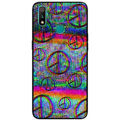 Ốp Lưng in cho Realme 3 Pro Mẫu Peace Vòng Tròn 2 - Hàng Chính Hãng