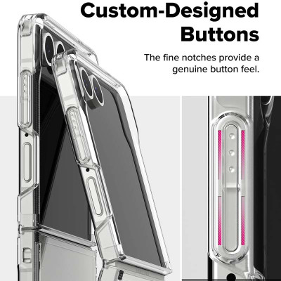 Ốp lưng cho Samsung Galaxy Z Flip 7 RINGKE Fusion - Hàng Chính Hãng