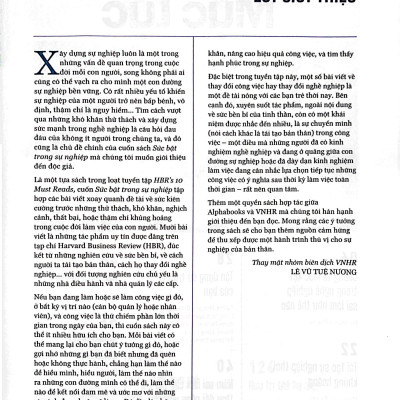 HBR On - Sức Bật Trong Sự Nghiệp (Tái Bản)