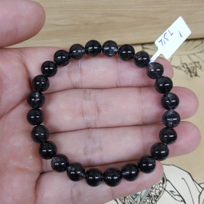 Vòng Tay Đá Thạch Anh Tóc Đen - BATDV001 - 7.5mm