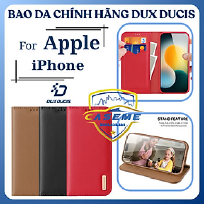 Bao Da Dux Ducis Hivo Series Kèm Ví Đựng Thẻ Cho iPhone Air, iPhone 17, iPhone 17 Pro, iPhone 17 Pro Max - Hàng Nhập Khẩu