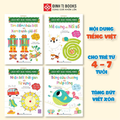 Sách - Viết Xóa Thông Minh - Đinh Tị Books