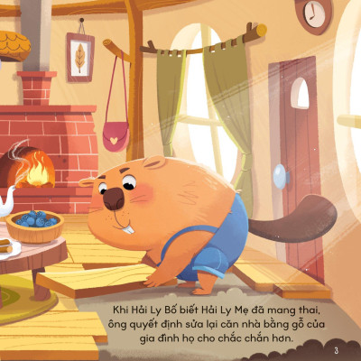 Sách Bố Tớ Tuyệt Vời Nhất - Ngôi Nhà Ấm Áp Của Hải Ly Bố