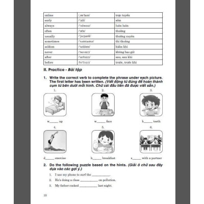 Sách - Bài Tập Từ Vựng Tiếng Anh Lớp 5 - Dùng Chung Các Bộ SGK Hiện Hành - Hồng Ân