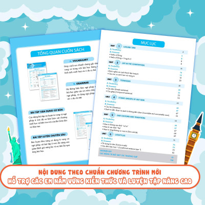 Sách - Luyện Chuyên Sâu Ngữ Pháp Và Bài Tập Tiếng Anh Lớp 8 - Tập 1 - Megabook