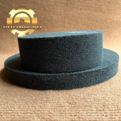 Bánh nỉ xám đánh bóng-bánh nỉ đánh bóng inox kích thước 250mm #240 (Gía đã bao gồm VAT)