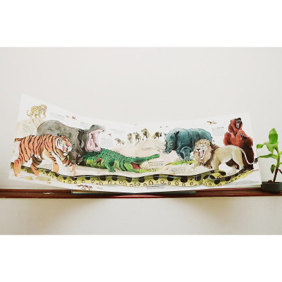 Sách - Big Book Of Big Animals - Cuốn Sách Khổng Lồ Về Các Loài Động Vật Khổng Lồ - Đinh Tị Books