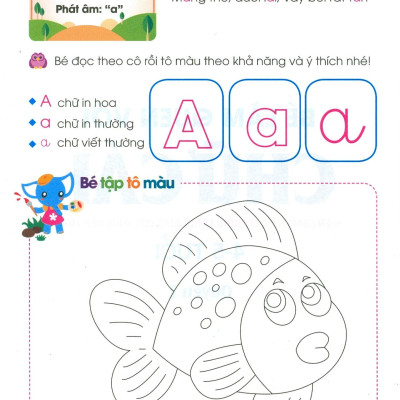 Giúp Bé Vững Bước Vào Lớp 1 - Bé Làm Quen Với Chữ Cái - Quyển 1 (4-5 Tuổi) (Tái Bản 2024)