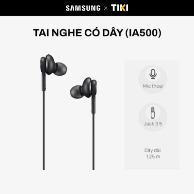 Tai nghe Samsung có dây EO-IA500BBEGWW 3.5mm - Hàng Chính Hãng