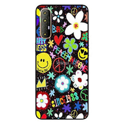 Ốp lưng dành cho Oppo Reno 3 Pro mẫu Cúc Họa Mi 11 -Nền Hoa Cúc Mess