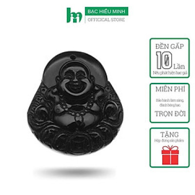 Mặt phật Di Lặc Mặt dây chuyền Nam và Nữ Mdn043 đá tự nhiên