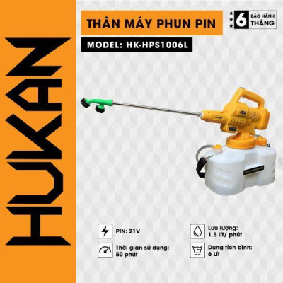 THÂN MÁY PHUN PIN BODY HK-HPS1006L HUKAN - HÀNG CHÍNH HÃNG