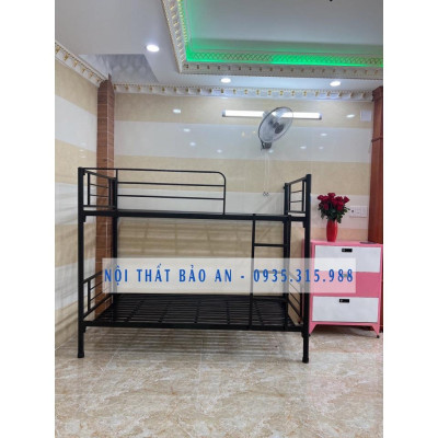Giường sắt 2 tầng ngang 1m2 dài 2m – BA120