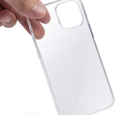 Ốp lưng dẻo silicon cho iPhone 12 Mini (5.4 inch) hiệu Ultra Thin (siêu mỏng 0.6mm, chống trầy, chống bụi) - Hàng nhập khẩu