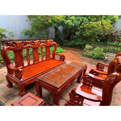 Bộ bàn ghế minh quốc Đào gỗ xoan