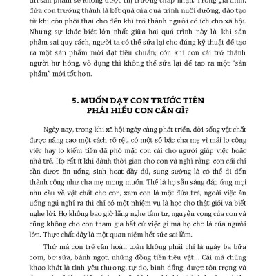 101 Điều Cần Biết Để Nuôi Dạy Con Nên Người 