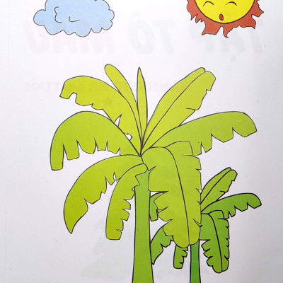 Tập Tô Màu - Dành Cho Bé 5-6 Tuổi