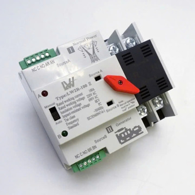 Cầu Dao Chuyển Nguồn Tự Động Loại Xịn – 100A Công Suất Lớn, Không Mất Điện Khi Chuyển Nguồn Siêu Bền