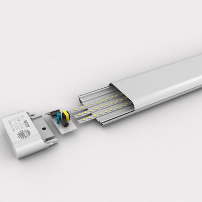 Bộ đèn LED bán nguyệt Rạng Đông M66 1200/60W ánh sáng trắng - Hàng chính hãng