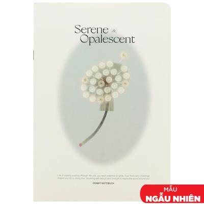 Tập Kỳ Hoa Dị Thảo - Bồ Công Anh - Kẻ Ngang - 120 Trang 70gsm - Crabit Notebuck 1662 (Mẫu Bìa Giao Ngẫu Nhiên)