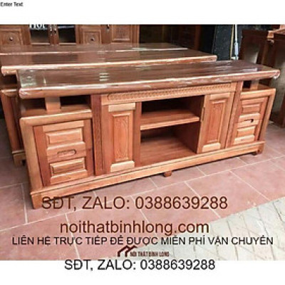 Kệ Ti-Vi xoan đào 1.8m,  2m,  2.2m,  2.4m