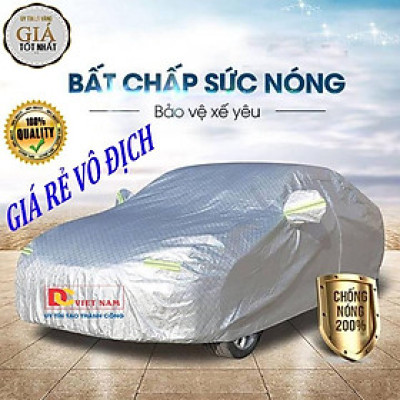 Bạt phủ xe hơi, ô tô tráng nhôm cao cấp cho xe 4,5,7, bán tải dành cho các hãng xe: Toyota-Hyundai-Ford-Mazda-Kia,...