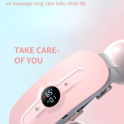 Máy Massage Làm Ấm Bụng, Đai Đeo Giảm Đau Bụng Kinh Nguyệt, Làm Ấm Tử Cung Cho Phụ Nữ Đến Kì 6 CHẾ ĐỘ