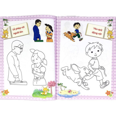 Dành Cho Trẻ Mầm Non - Tập Tô Màu Mẫu Giáo - Chủ Đề Kỹ Năng Sống (2022)
