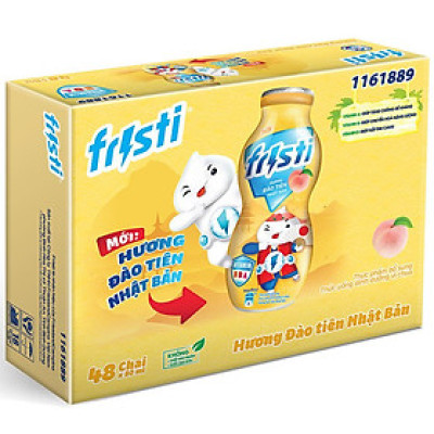 Thùng Fristi Hương Đào Tiên Nhật Bản 48x80ml