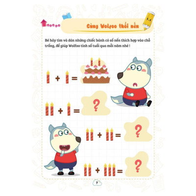 Sách - Wolfoo Khám Phá Toán Học Vui 3 - 1980 Books