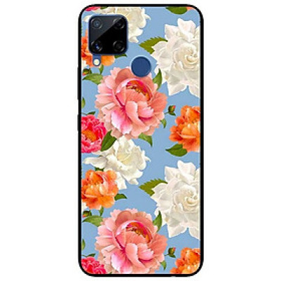 Ốp lưng dành cho Realme C15 mẫu Hoa Đa Sắc