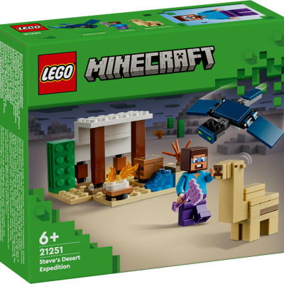 LEGO MINECRAFT 21251 Đồ chơi lắp ráp Chuyến thám hiểm đền thờ sa mạc của Steve (75 chi tiết)