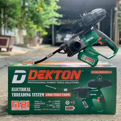 MÁY ĐI DÂY ĐIỆN ÂM TƯỜNG DÙNG PIN DEKTON M21-MDD28 - HÀNG CHÍNH HÃNG