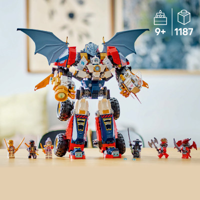 LEGO NINJAGO 71834 Đồ Chơi Lắp Ráp Chiến Giáp Kết Hợp Của Zane (1187 chi tiết)