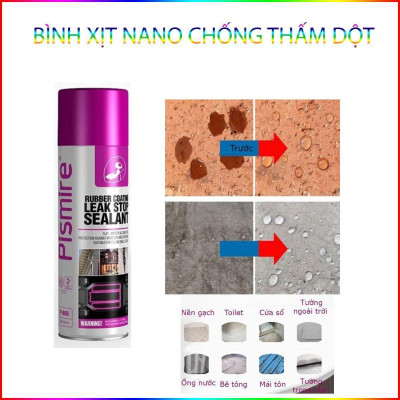 Bình Xịt Chống Thấm Dột, Thấm Tường Đa Năng Pismire U.s.a Tím 450Ml