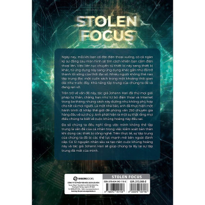 Sách - Kiểm Soát Sự Tập Trung Giữa Cơn Bão Công Nghệ - Johann Hari - Saigon Books