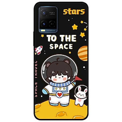 Ốp lưng dành cho Vivo Y21 - Vivo Y21s mẫu Búp Bê Vũ Trụ