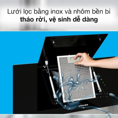 Máy hút mùi Kocher K-2080V (90CM) - Hàng Chính Hãng