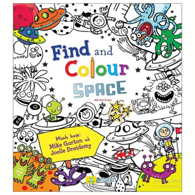 Sách - Find And Colour - Space