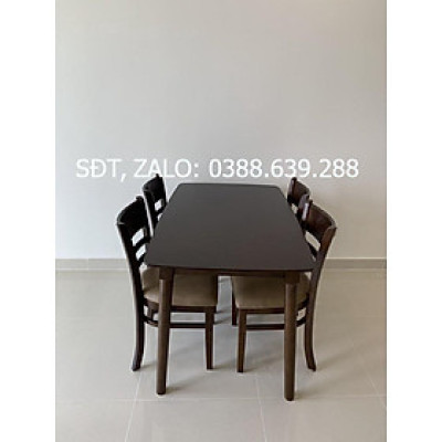 BỘ BÀN ĂN 4 GHẾ CÓ NỆM , BÀN ĂN 4 GHẾ GIÁ RẺ, FREESHIP HCM