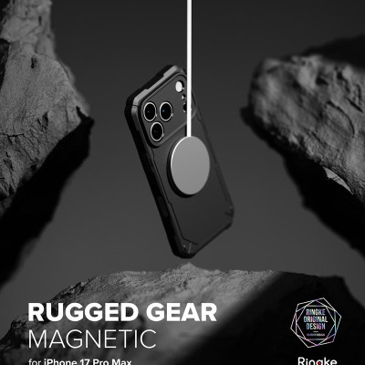 Ốp lưng cho iPhone 17 Pro Max RINGKE Rugged Gear Magnetic - Hàng Chính Hãng