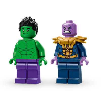 Đồ Chơi Lắp Ráp Xe Tải Hulk Đối Đầu Thanos LEGO SUPERHEROES 76312 (229 chi tiết)