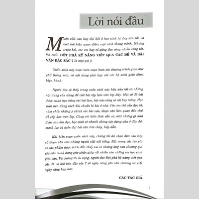 Đột Phá Kỹ Năng Viết Qua Các Đề Và Bài Văn Đặc Sắc Lớp 7 (Theo Chương Trình GDPT Mới)