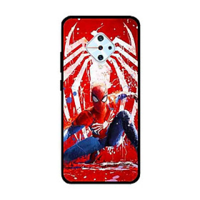 Ốp Lưng in cho Vivo S1 Pro/ Vivo V17 Mẫu Người Nhện Nền Neon - Hàng Chính Hãng