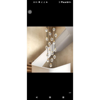 Đèn thả thông tầng,quả đèn thả phale, đèn trần phale trang trí, đèn thông tầng, đèn trang trí, đèn decor HTK027 DT