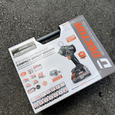 COMBO Máy Siết Bulong Dùng Pin Dekton M21-IW590 PLUS KÈM  + 2 PIN M21-B4000M + 1 SẠC M21-S40F DEKTON - KM_T8 -HÀNG CHÍNH HÃNG