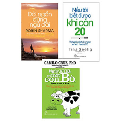 Combo Sách Làm Thay Đổi Cuộc Đời Bạn: Đời Ngắn Đừng Ngủ Dài + Nếu Tôi Biết Được Khi Còn 20 + Ngày Xưa Có Một Con Bò (Bộ 3 Cuốn) - TRẺ