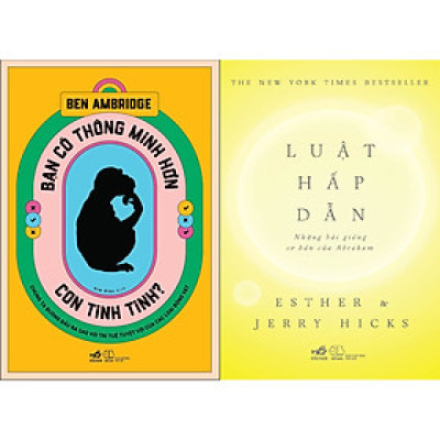 Combo Sách - Luật Hấp Dẫn + Bạn Có Thông Minh Hơn Con Tinh Tinh?