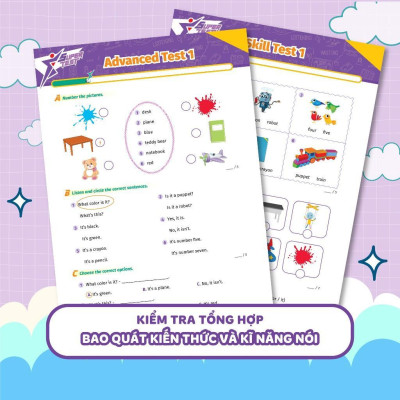 Sách - Super Test - Đề Kiểm Tra Nhanh Tiếng Anh Lớp 1 - Megabook